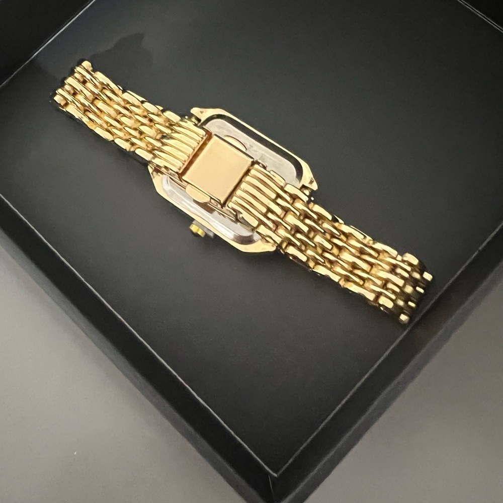 Ximili Gold-Tone Bracelet Watch with Pink Dial - Picture 3 of 12